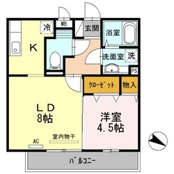 アルコバレーノの物件間取画像